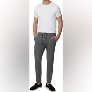 NWT Projek Raw Classic Fit Drawstring Plaid Men's Trousers Sz 40